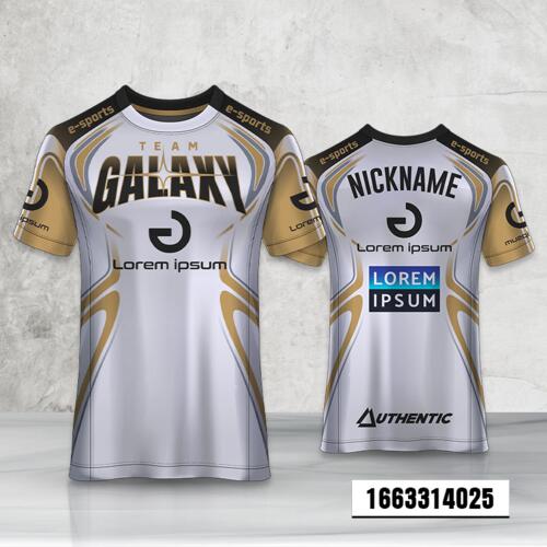 Vector Lines Design Full Print Roundneck Shirt Thumbnail