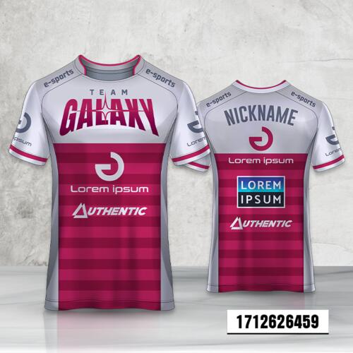 Stripe Design Esport Full Print Shirt Thumbnail
