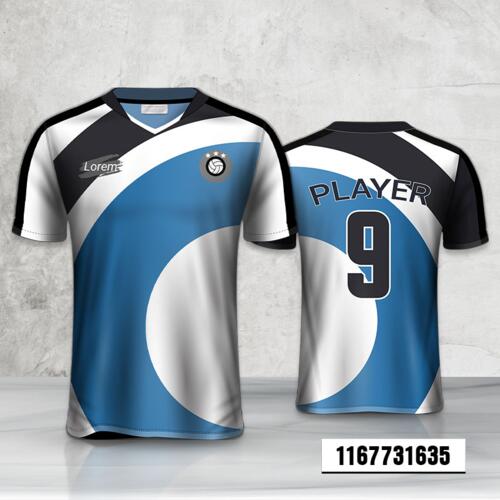 Tricolor Esport Design Full Print Roundneck Shirt Thumbnail