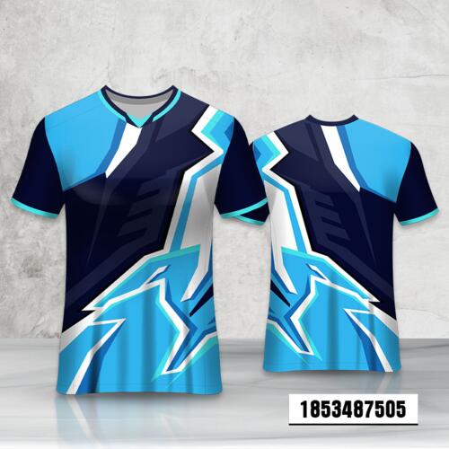 Sporty Vector Design Esport Full Print Roundneck Shirt Thumbnail