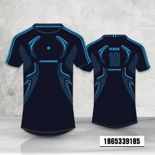 Sporty Vector Design Esport Full Print Roundneck Shirt Thumbnail