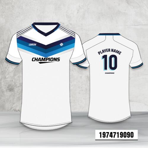 Linear Design Esport Full Print Roundneck Shirt Thumbnail