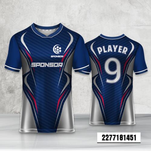 Esport with Linear Design Full Print Roundneck Shirt Thumbnail