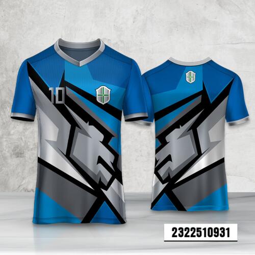 Vector Grunge Design Esport Full Print Roundneck Shirt Thumbnail