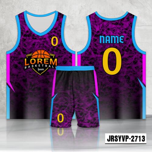 Grunge Design Full Sublimation Basketball Jersey Set - 2198622713 Thumbnail