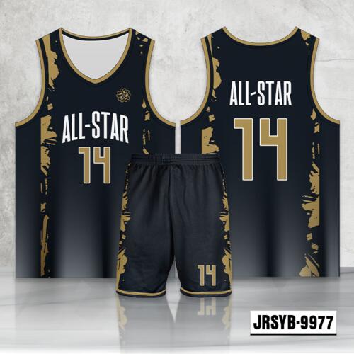 Grunge Design Full Sublimation Basketball Jersey Set - 2325919977 Thumbnail