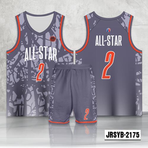 Abstract Shatter Design Full Sublimation Basketball Jersey Set - 2268752175 Thumbnail