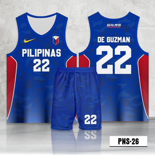 Philippine Design Basketball Jersey Set - PNS-26 Thumbnail