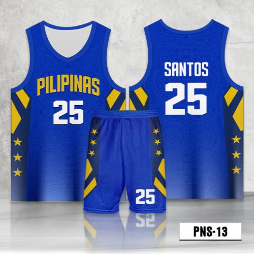 Philippine Design Basketball Jersey Set - PNS-13 Thumbnail