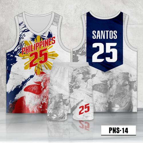 Philippine Design Basketball Jersey Set - PNS-14 Thumbnail