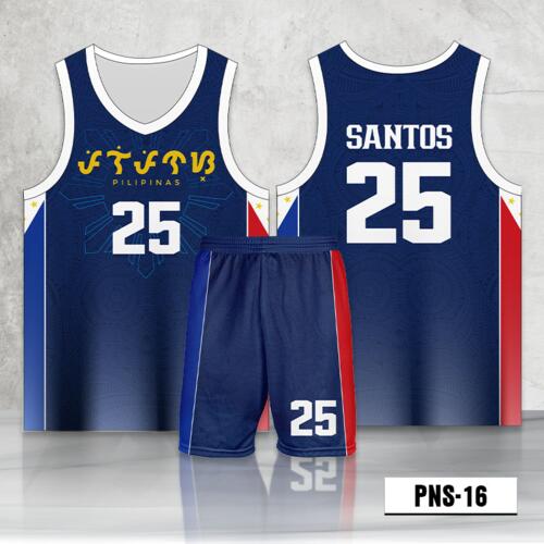 Philippine Design Basketball Jersey Set - PNS-16 Thumbnail