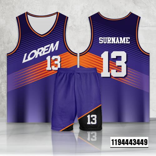 Linear Gradient Design  Full Sublimation Basketball Jersey Set - 1194443449 Thumbnail