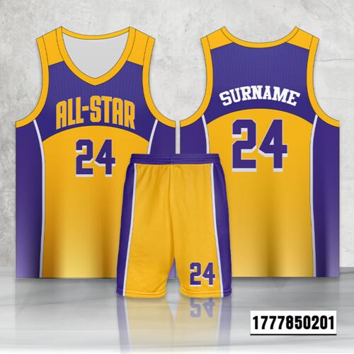 NBA Inspired Jersey Design Full Sublimation Basketball Jersey Set - 1777850201 Thumbnail