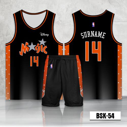 Magic Design Full Sublimation Basketball Jersey Set - BSK-54 Thumbnail