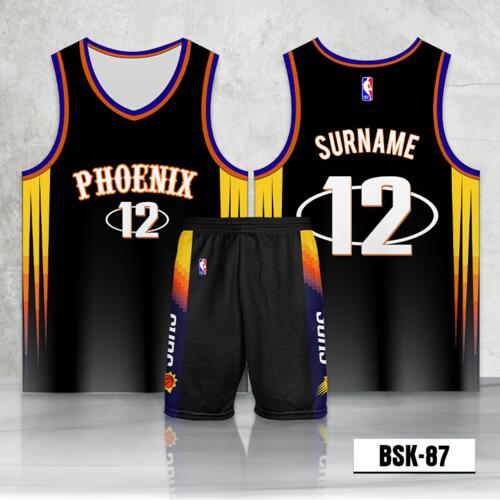 Phoenix Design Full Sublimation Jersey Set - BSK-87 Thumbnail