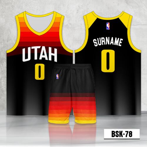 UTAH Design Full Sublimation Basketball Jersey Set - BSK-78 Thumbnail