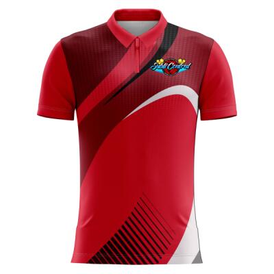 Esport Full Print Polo Zipper - RS-06 Thumbnail