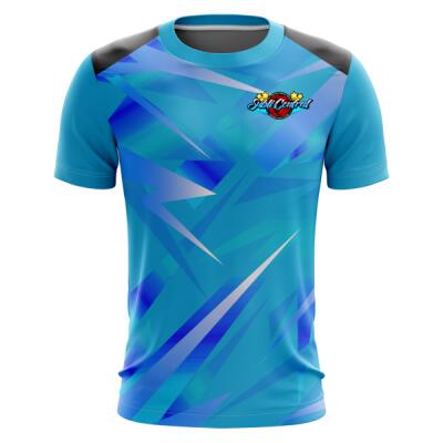 Abstract Geometry Design Full Print Round Neck Shirt - RS-25 Thumbnail