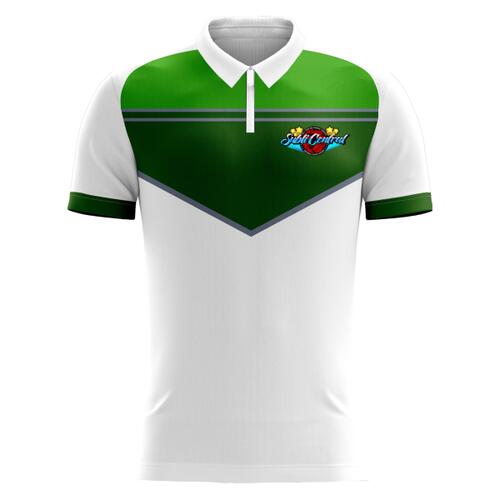 Tricolor Full Print Polo Zipper - SCS-3WB Thumbnail