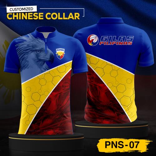 Philippine Design Chinese Collar, Customizable Full Print Sublimation - PNS-07 Thumbnail