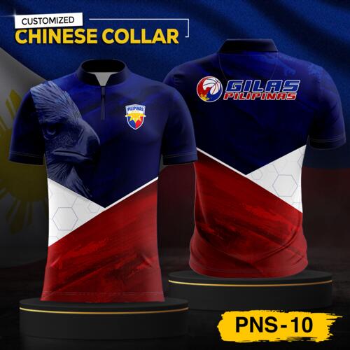 Philippine Design Chinese Collar, Customizable Full Print Sublimation - PNS-10 Thumbnail