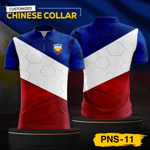 Philippine Design Chinese Collar, Customizable Full Print Sublimation - PNS-11 Thumbnail