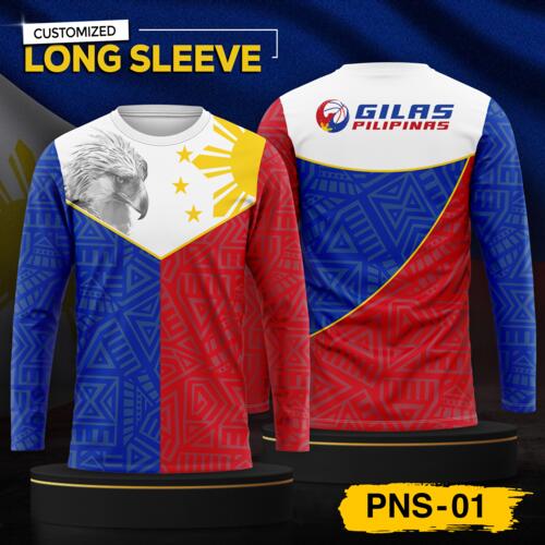 Philippine Design Long Sleeve, Customizable Full Print Sublimation - PNS-01 Thumbnail