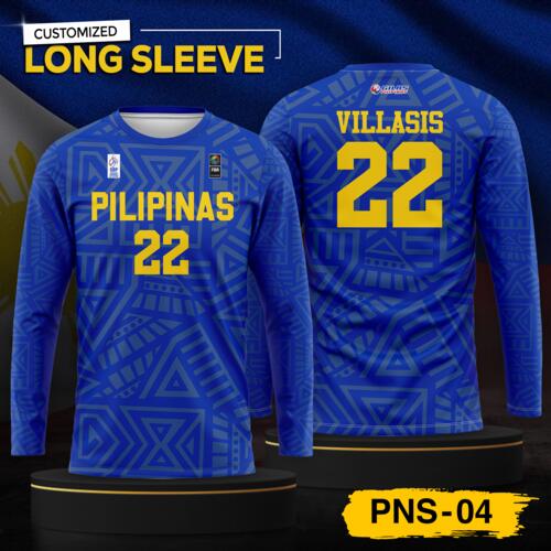 Philippine Design Long Sleeve, Customizable Full Print Sublimation - PNS-04 Thumbnail
