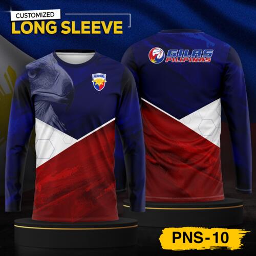 Philippine Design Long Sleeve, Customizable Full Print Sublimation - PNS-10 Thumbnail