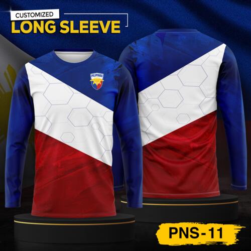 Philippine Design Long Sleeve, Customizable Full Print Sublimation - PNS-11 Thumbnail