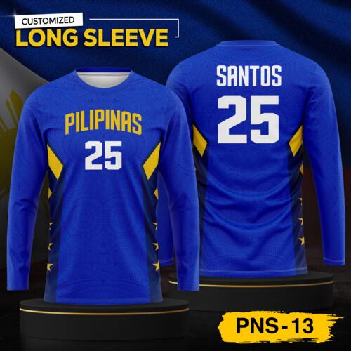 Philippine Design Long Sleeve, Customizable Full Print Sublimation - PNS-13 Thumbnail