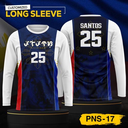 Philippine Design Long Sleeve, Customizable Full Print Sublimation - PNS-17 Thumbnail