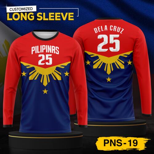 Philippine Design Long Sleeve, Customizable Full Print Sublimation - PNS-19 Thumbnail