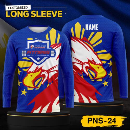 Philippine Design Long Sleeve, Customizable Full Print Sublimation - PNS-24 Thumbnail