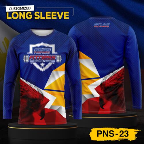 Philippine Design Long Sleeve, Customizable Full Print Sublimation - PNS-23 Thumbnail