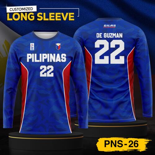 Philippine Design Long Sleeve, Customizable Full Print Sublimation - PNS-26 Thumbnail