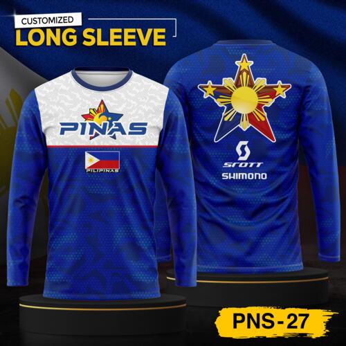 Philippine Design Long Sleeve, Customizable Full Print Sublimation - PNS-27 Thumbnail