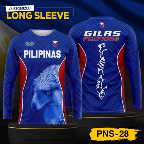 Philippine Design Long Sleeve, Customizable Full Print Sublimation - PNS-28 Thumbnail