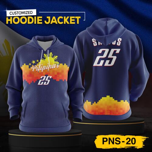 Philippine Design Hoodie Jacket, Customizable Full Print Sublimation - PNS-20 Thumbnail