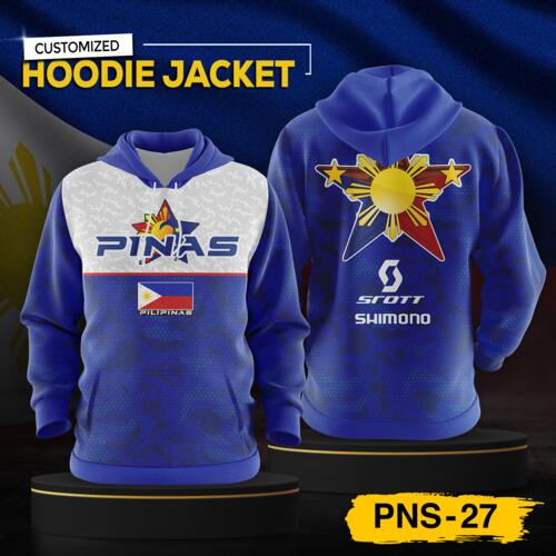 Philippine Design Hoodie Jacket, Customizable Full Print Sublimation - PNS-27 Thumbnail