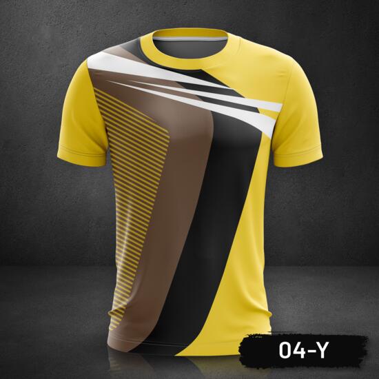 Sport Jersey, Esport Gaming Roundneck Full Print Sublimation Shirt - 04-Y Thumbnail