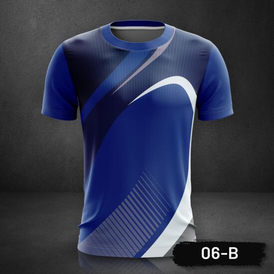 Linear Design Roundneck Full Print Sublimation Shirt - 06-B Thumbnail