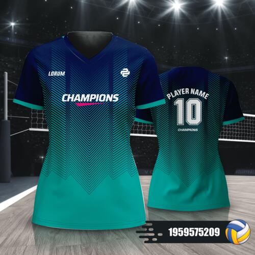 Abstract Line Pattern Design Volleyball Jersey Full Print Sublimation - 1959575209 Thumbnail