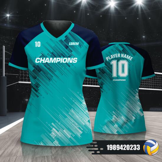 Grunge Design Volleyball Jersey Full Print Sublimation - 1989420233 Thumbnail