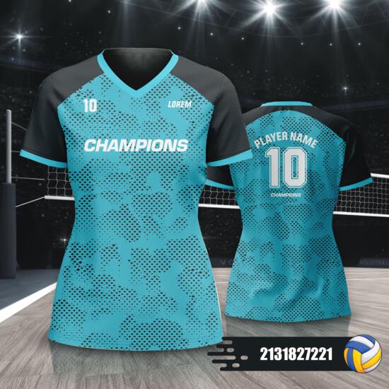 Seamless Color Grunge Background Design Volleyball Jersey Full Print Sublimation - 2131827221 Thumbnail