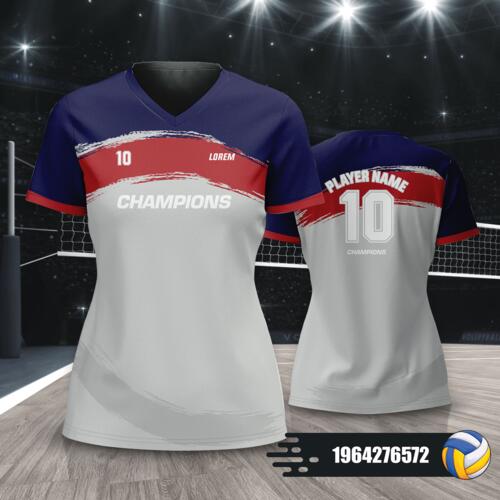 Grunge Design Volleyball Jersey Full Print Sublimation - 1964276572 Thumbnail
