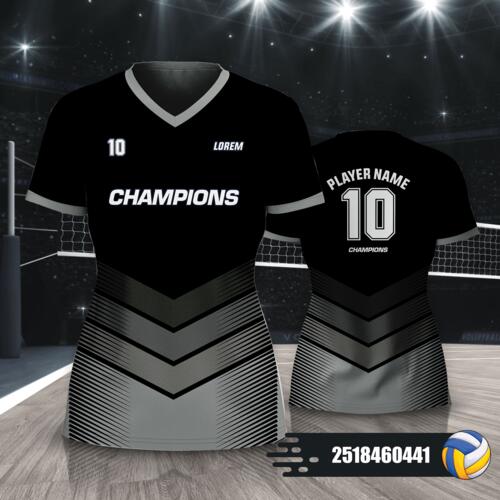 Abstract Stripe Lines Background Volleyball Jersey Full Print Sublimation - 2518460441 Thumbnail