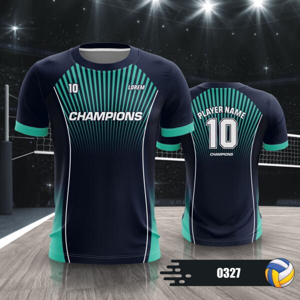 Volleyball Jersey with Colorway Full Print Sublimation - 0327 Thumbnail