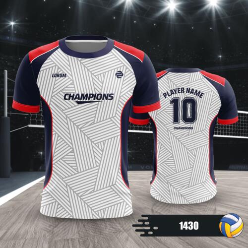 Volleyball Jersey with Colorway Full Print Sublimation - 1430 Thumbnail
