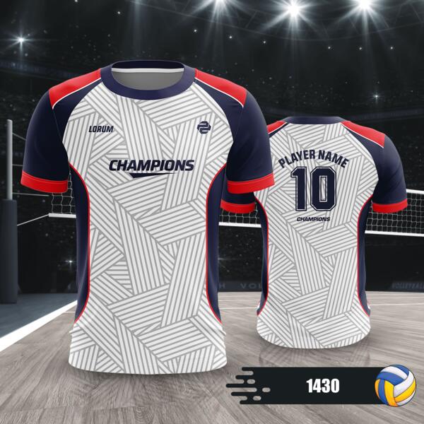 Volleyball Jersey with Colorway Full Print Sublimation - 1430 Thumbnail
